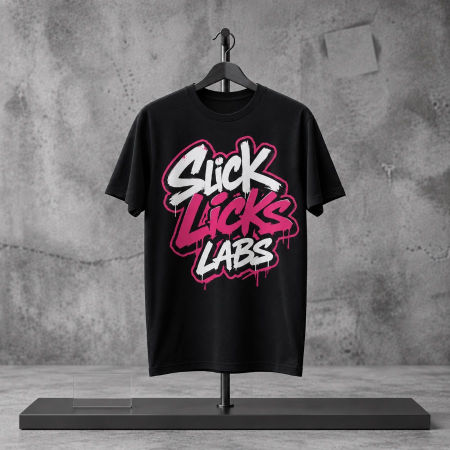 Slick Licks Labs Logo Tee — Slick Licks Labs single drop T-shirt design