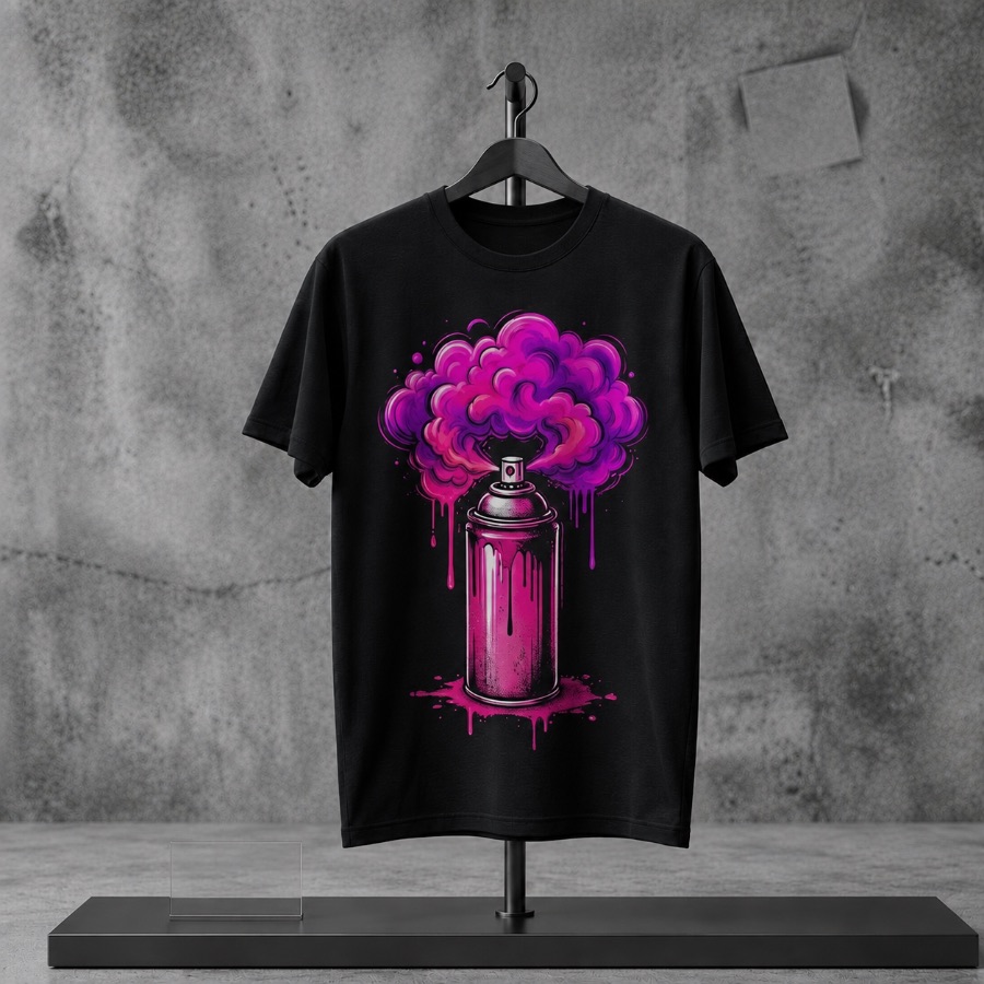Spray Paint Can — Slick Licks Labs single drop T-shirt design