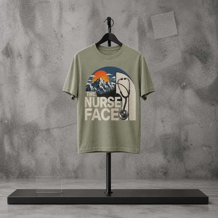 The Nurse Face — Slick Licks Labs single drop T-shirt design